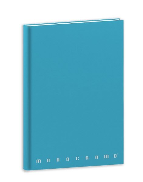 Quaderni cartonati Monocromo  - Rigatura 1R - Righe medie e superiori - 80 g - copertine assortite