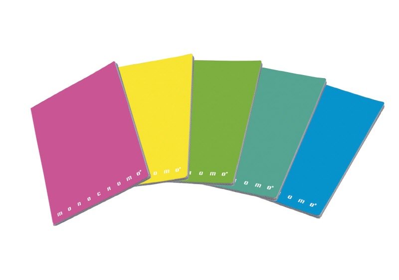 Maxiquaderni Monocromo Fluo  - Rigatura C - Righe 4a e 5a elementare - 80 g - copertine assortite