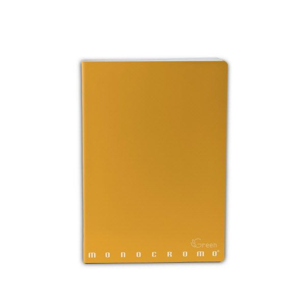 Maxiquaderno Monocromo Green - Rigatura 4M - Quadretto elementari e medie - 80 g - carta riciclata - A4 - copertine assortite