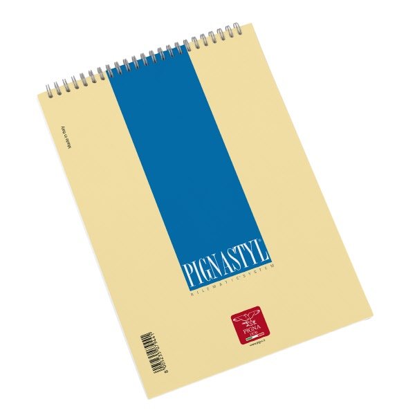 Blocco notes Pignastyl - A4  - 1R - Righe medie e superiori - spirale - 60 fogli da 80 g